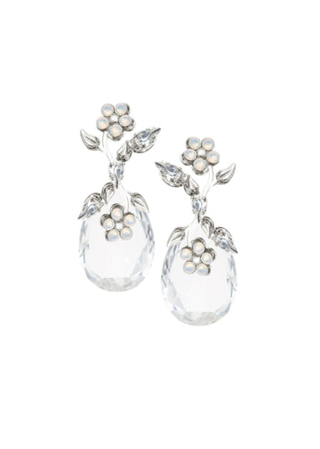 Sakura Dew Stud Earrings - bridal Earrings - Elizabeth Bower