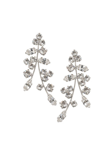 Trill Crystal Statement Earrings - bridal Earrings - Elizabeth Bower