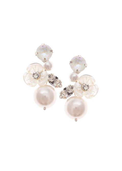 Trillium Bauble Drop - bridal Earrings - Elizabeth Bower