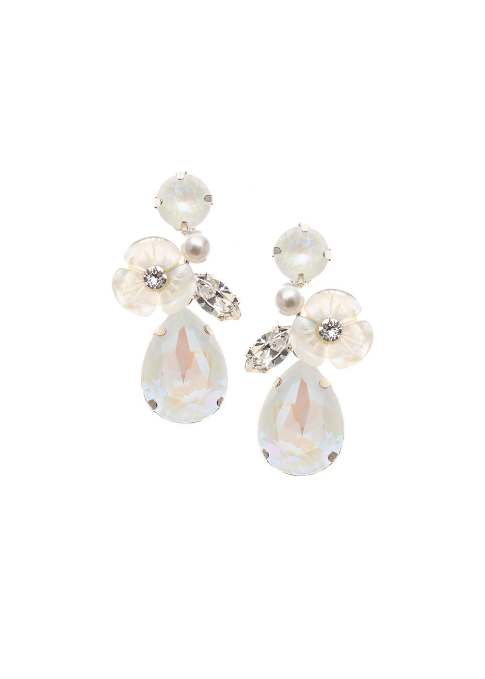 Trillium Floral Drop EarringsEarringsElizabeth Bower