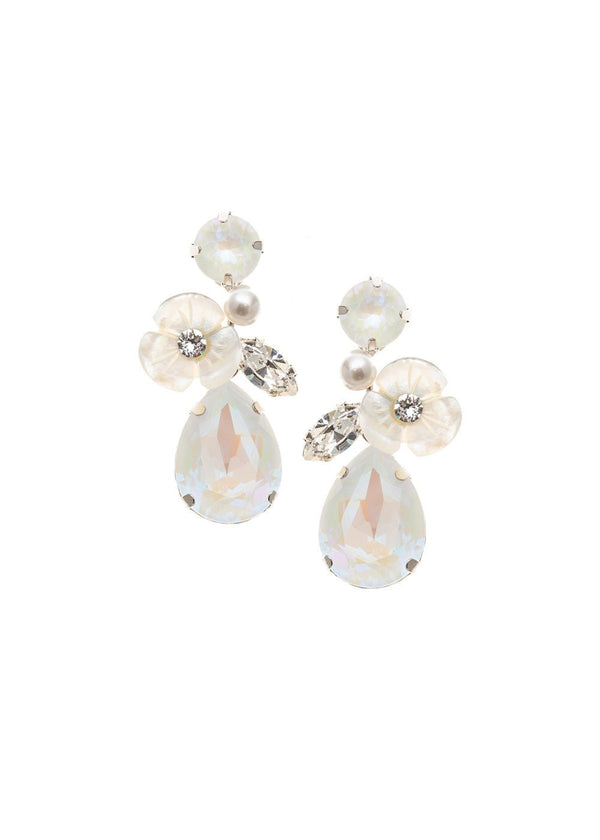 Trillium Floral Drop EarringsEarringsElizabeth Bower