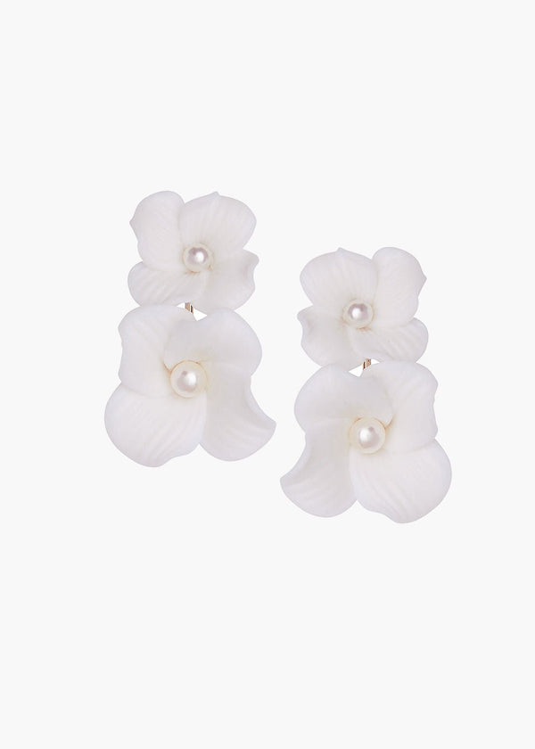 Weiss Dublet - Double Flower EarringsEarringsElizabeth Bower