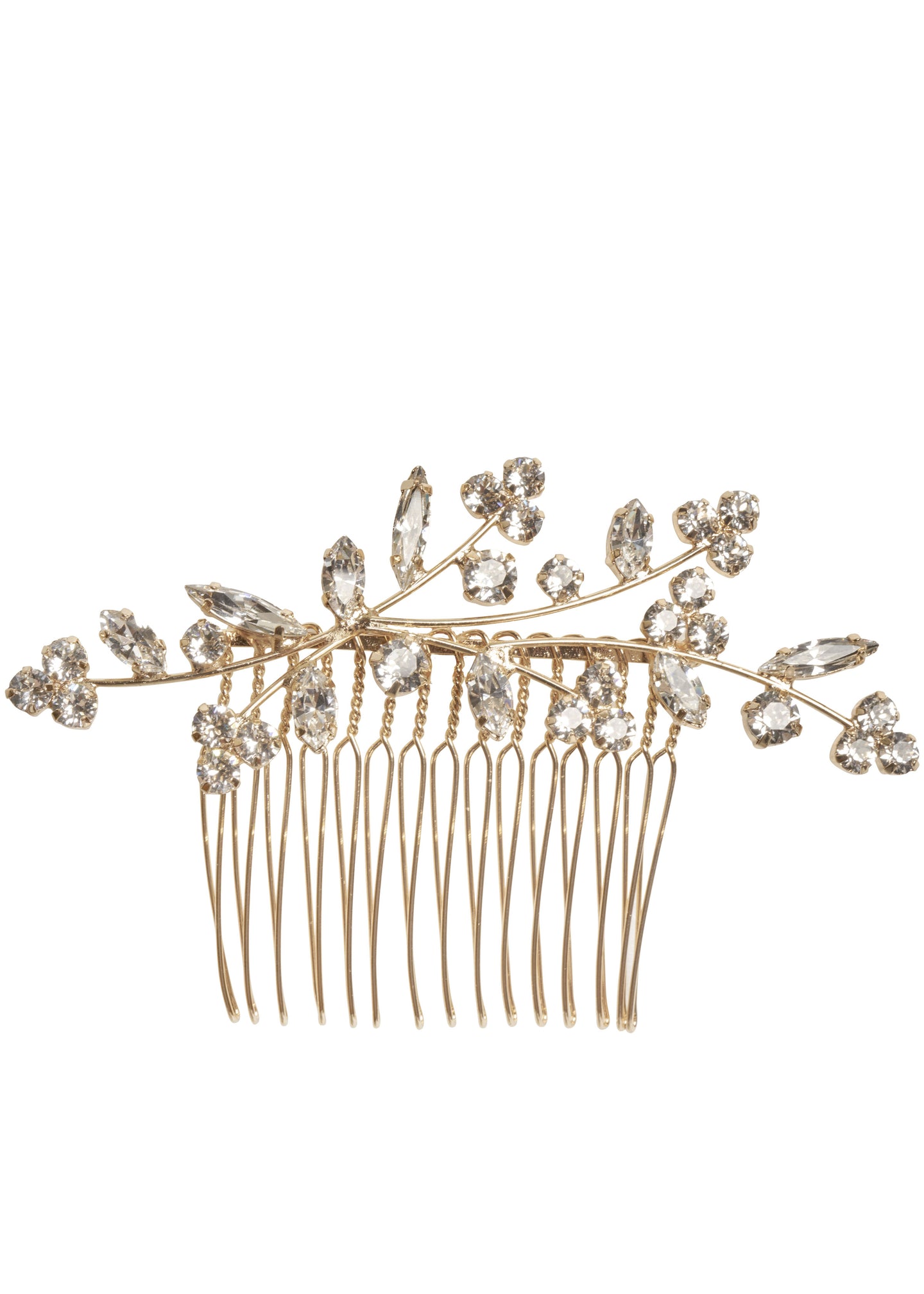 Bud Crystal Bridal Comb