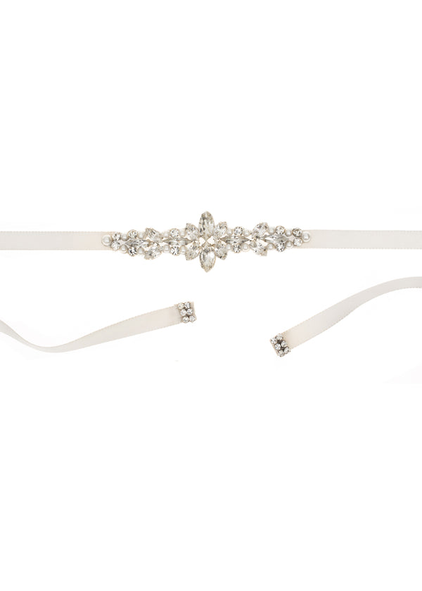 Deco Estate Crystal Accent Belt