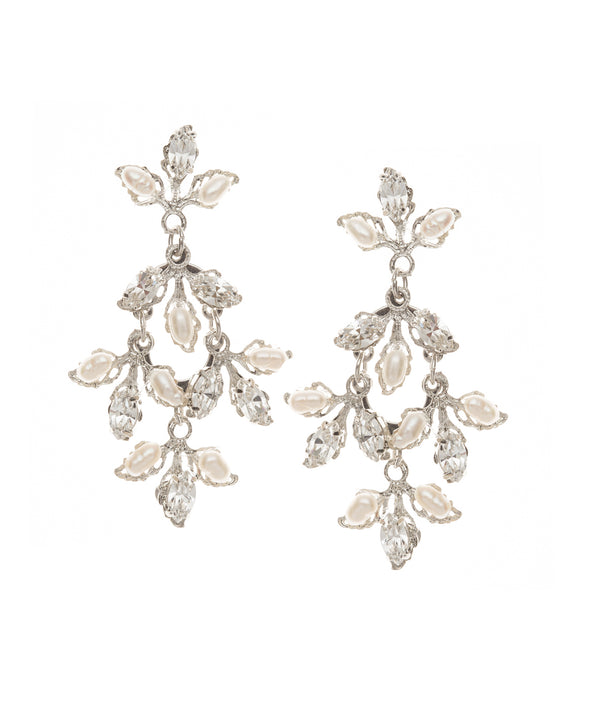 Eve Floral Chandelier Earrings