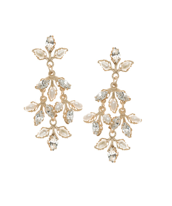Eve Floral Chandelier Earrings