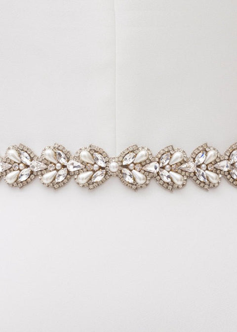 Alerie Sash - bridal Sash - Elizabeth Bower