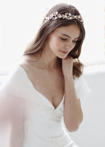 Anemone Band - bridal Hairpiece - Elizabeth Bower