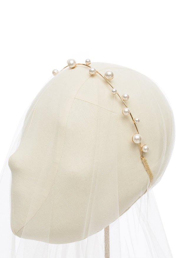 Ariel Band Single - bridal Hairpiece - Elizabeth Bower