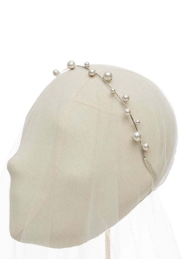 Ariel Band Single - bridal Hairpiece - Elizabeth Bower