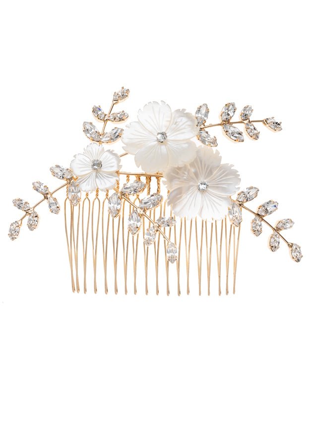 Artemis Comb - bridal Hairpiece - Elizabeth Bower