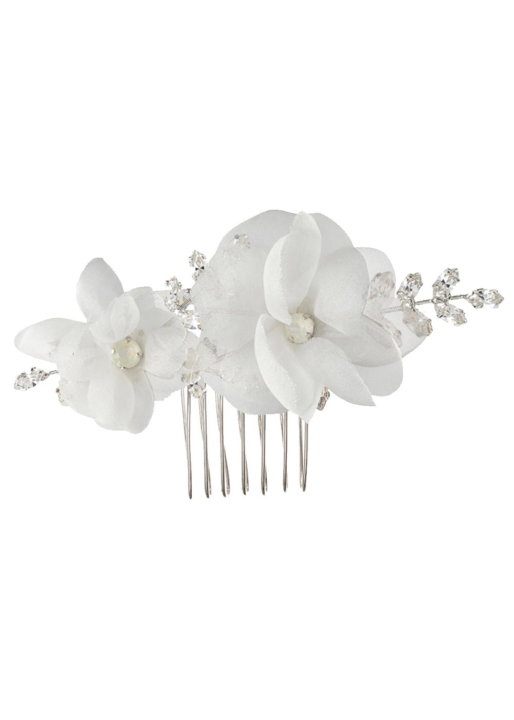 Artemis Fabrique Mini Floral Comb - bridal Earrings - Elizabeth Bower