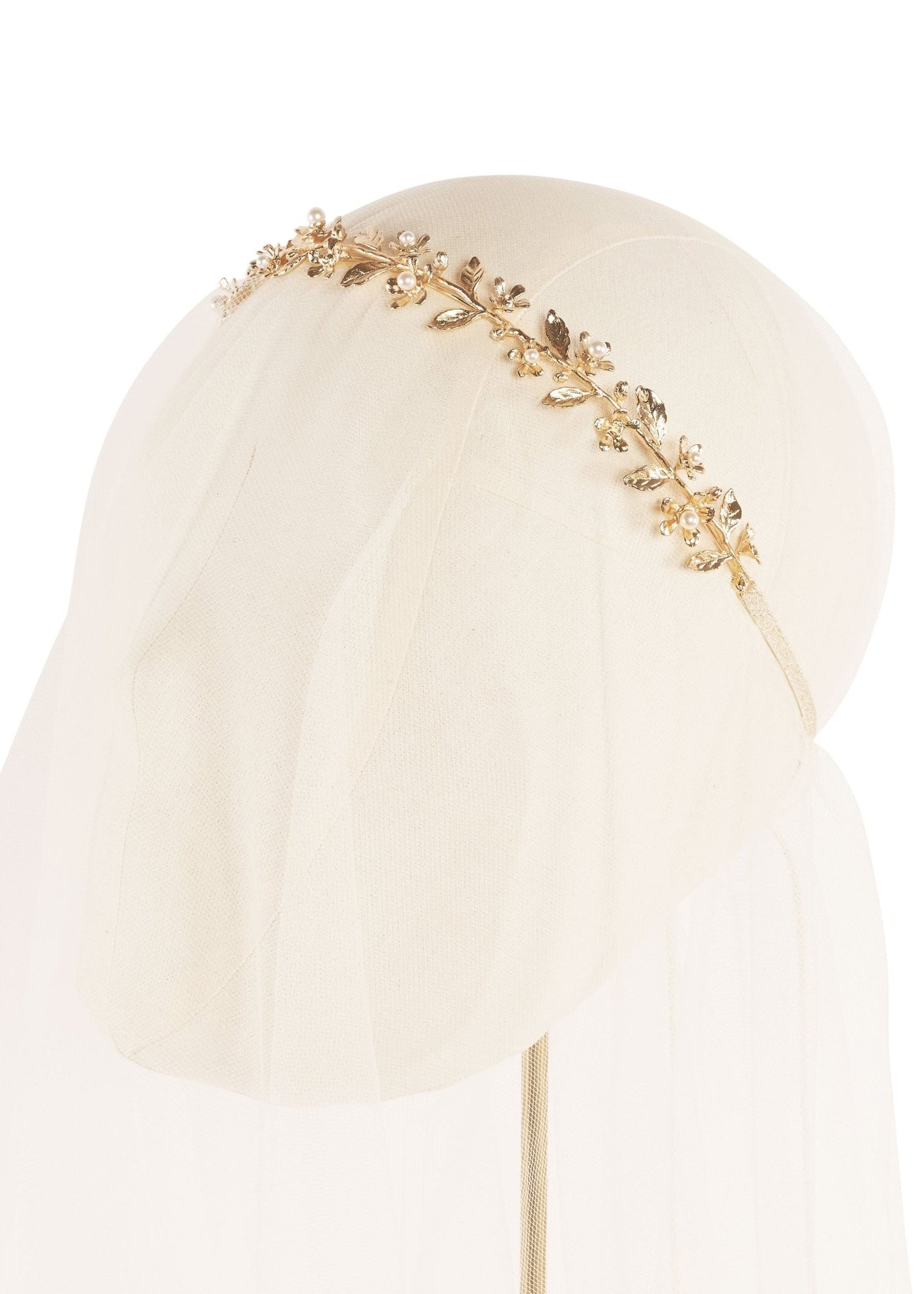 Athena Floral Bridal Hairpiece - bridal headband - Elizabeth Bower