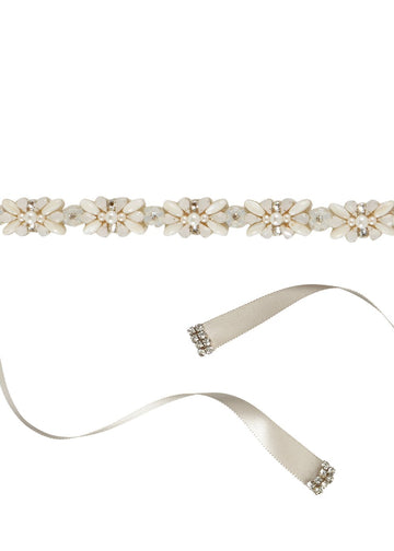 Audrey Bridal Sash - bridal Sash - Elizabeth Bower