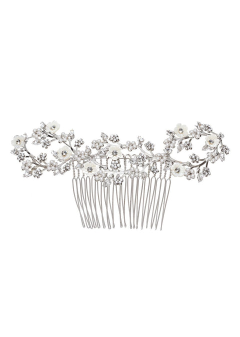 Blossom Anemone Comb - bridal Hairpiece - Elizabeth Bower
