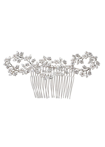 Blossom Floral Bridal Comb - bridal comb - Elizabeth Bower