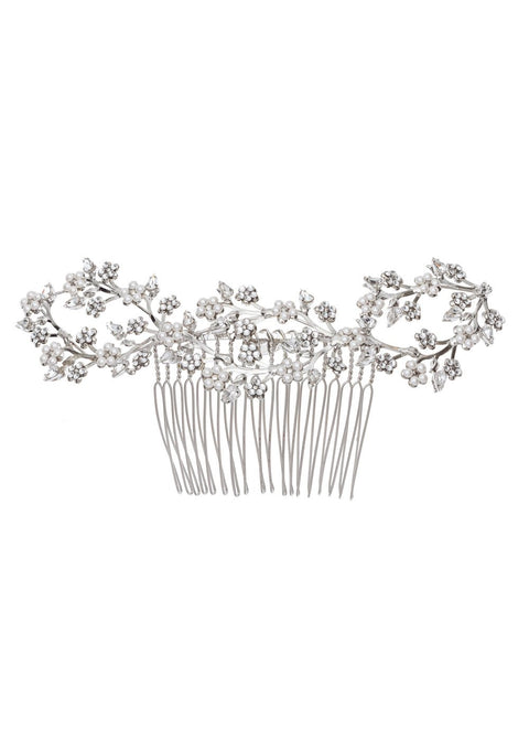 Blossom Floral Bridal Comb - bridal comb - Elizabeth Bower