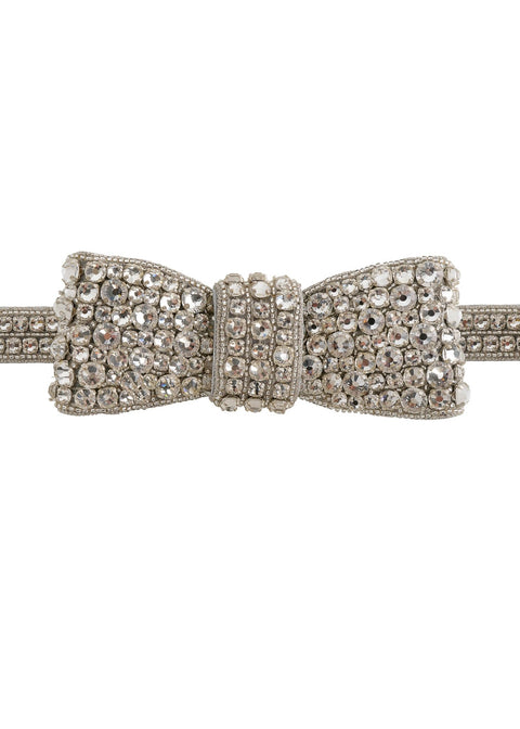 Bow Crystal Belt - bridal Belt Accessories - Elizabeth Bower