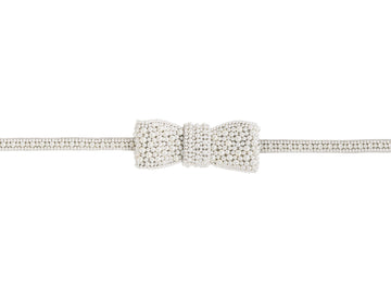 Bow Pearl Belt - bridal comb - Elizabeth Bower