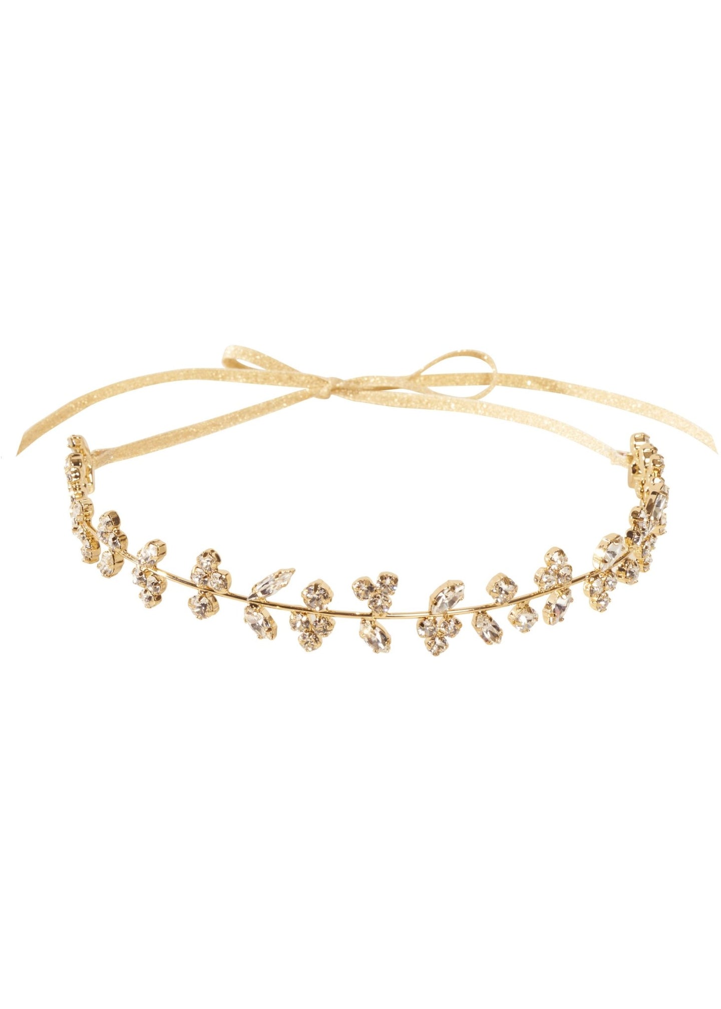 Bud Crystal Bridal Hairpiece - bridal hairband - Elizabeth Bower
