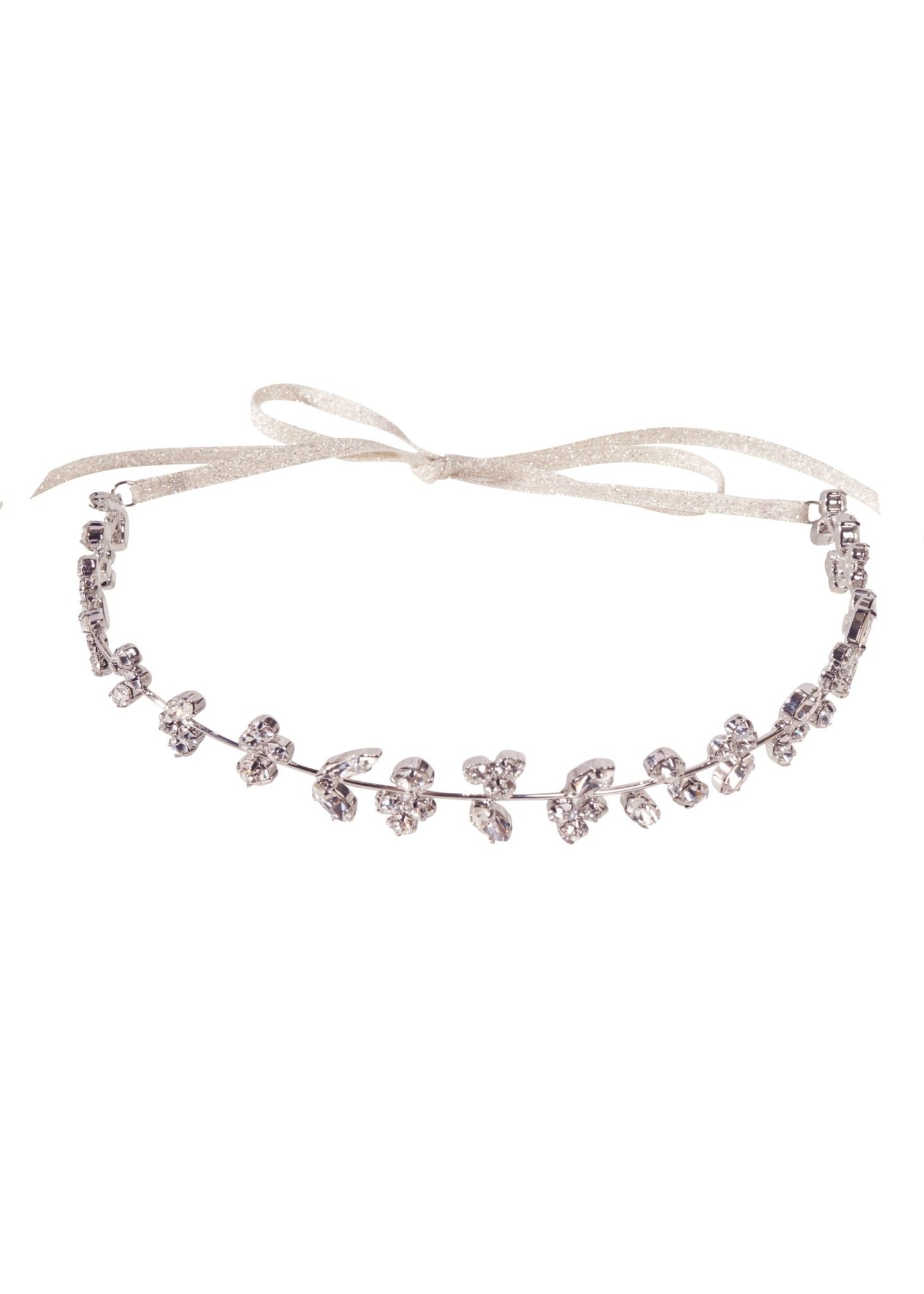 Bud Crystal Bridal Hairpiece - bridal hairband - Elizabeth Bower