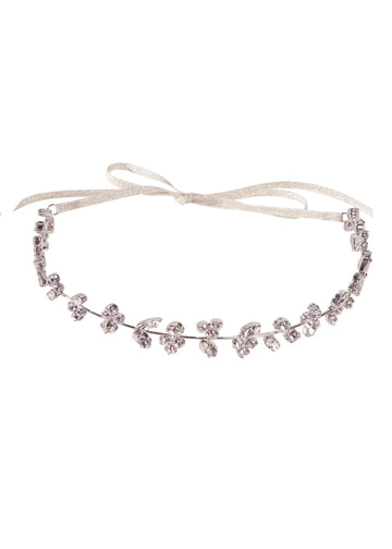 Bud Crystal Bridal Hairpiece - bridal hairband - Elizabeth Bower