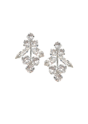 Bud Crystal Stud Earrings - bridal Earrings - Elizabeth Bower