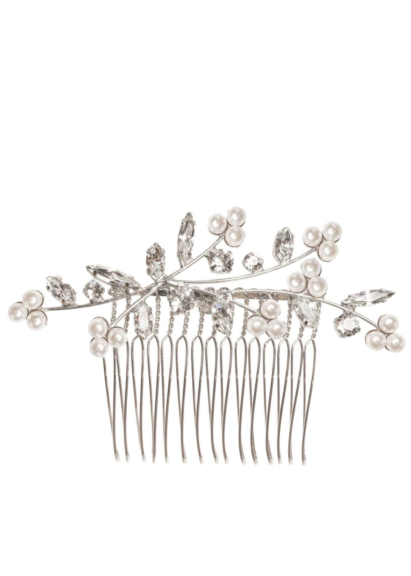 Bud Pearl Bridal Comb - bridal comb - Elizabeth Bower