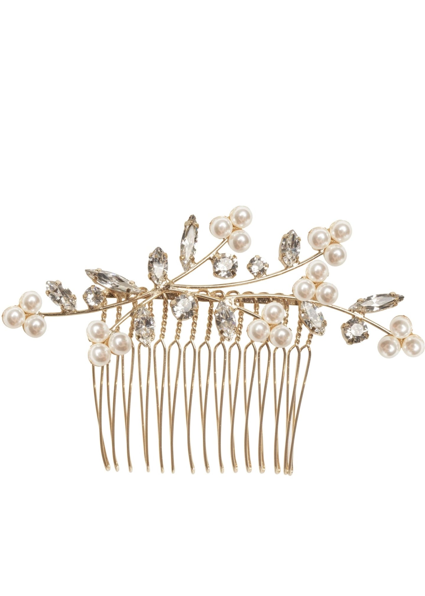 Bud Pearl Bridal Comb - bridal comb - Elizabeth Bower