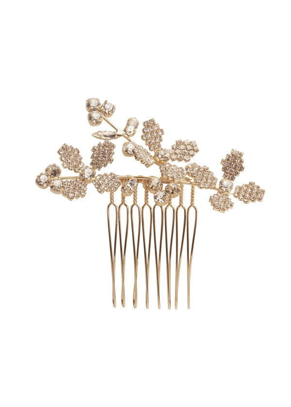 Budding Cascade Mini Crystal Bridal CombEarringsElizabeth Bower