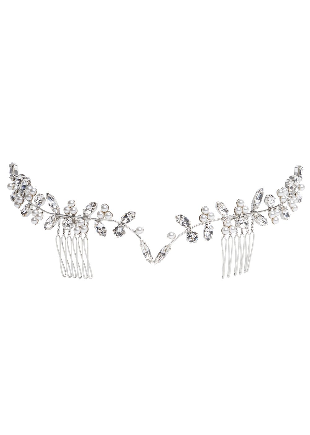 Elizabeth Bower Crystal Leaf Garland Head Band Ribbon Ties NWT Elizabeth Bower Products for Sale up to 90% Off Retail: Poshmark main image 2