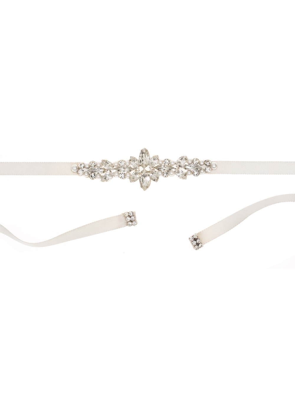 Deco Estate Crystal Accent BeltSashElizabeth Bower