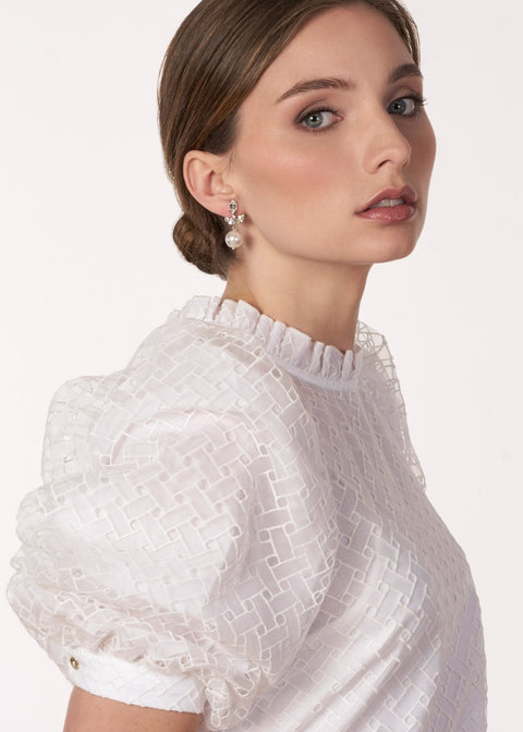 Eden Bauble Pearl Earrings - bridal Earrings - Elizabeth Bower