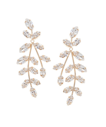 Eden Mini Crystal Chandelier - bridal Earrings - Elizabeth Bower