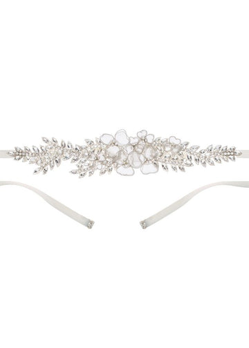 Eden Petal Sash - bridal Sash - Elizabeth Bower