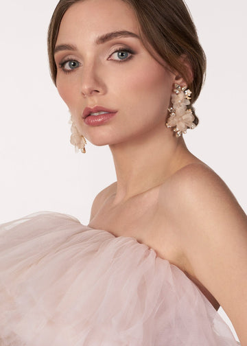 Fabrique Bridal Chandelier Earrings - bridal Earrings - Elizabeth Bower
