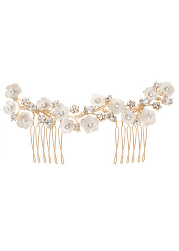 Florum Garland Comb - bridal comb - Elizabeth Bower