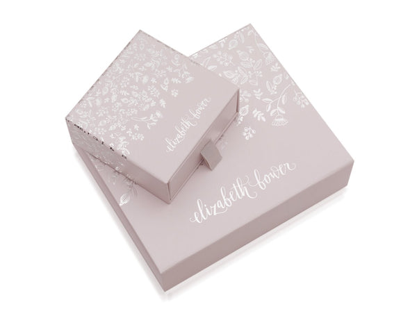 Gardenia Pearl Floral HaircombEarringsElizabeth Bower