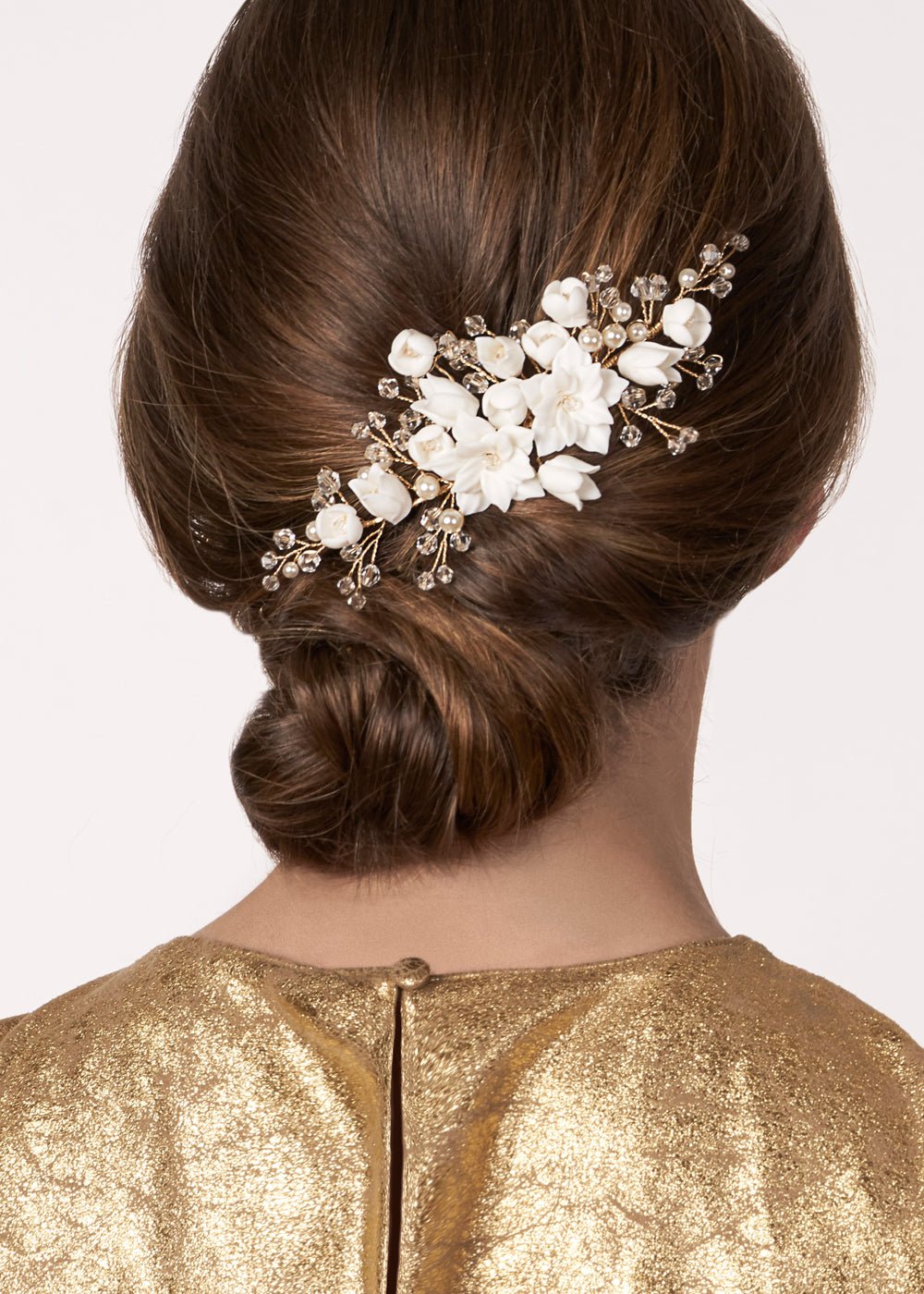 Jasmine Comb - bridal comb - Elizabeth Bower
