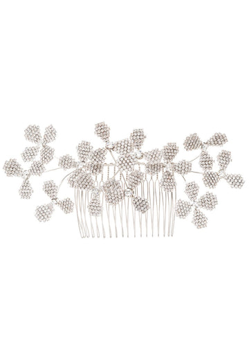 June Bud Double Comb - bridal comb - Elizabeth Bower