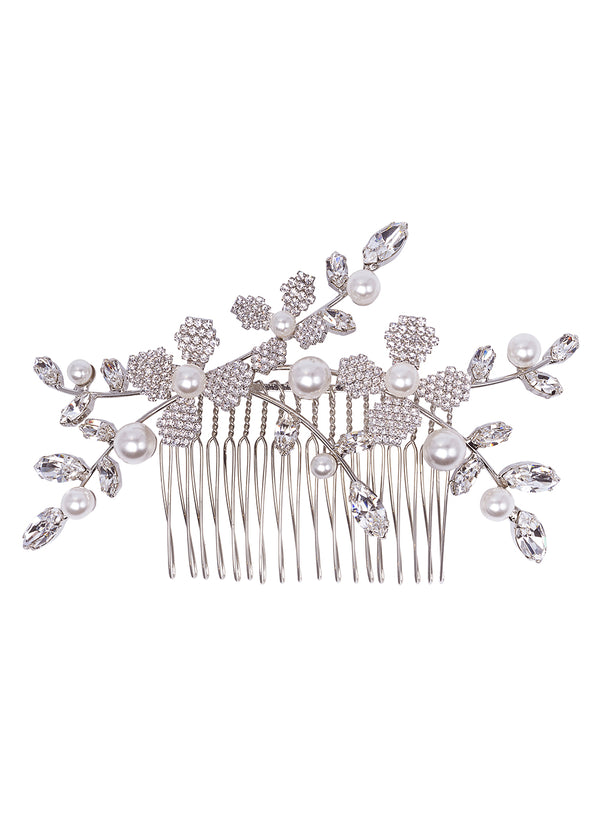 June Pearlette Pearl Bridal Comb