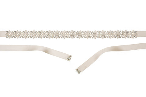 Liddy Sash Opal - bridal Sash - Elizabeth Bower