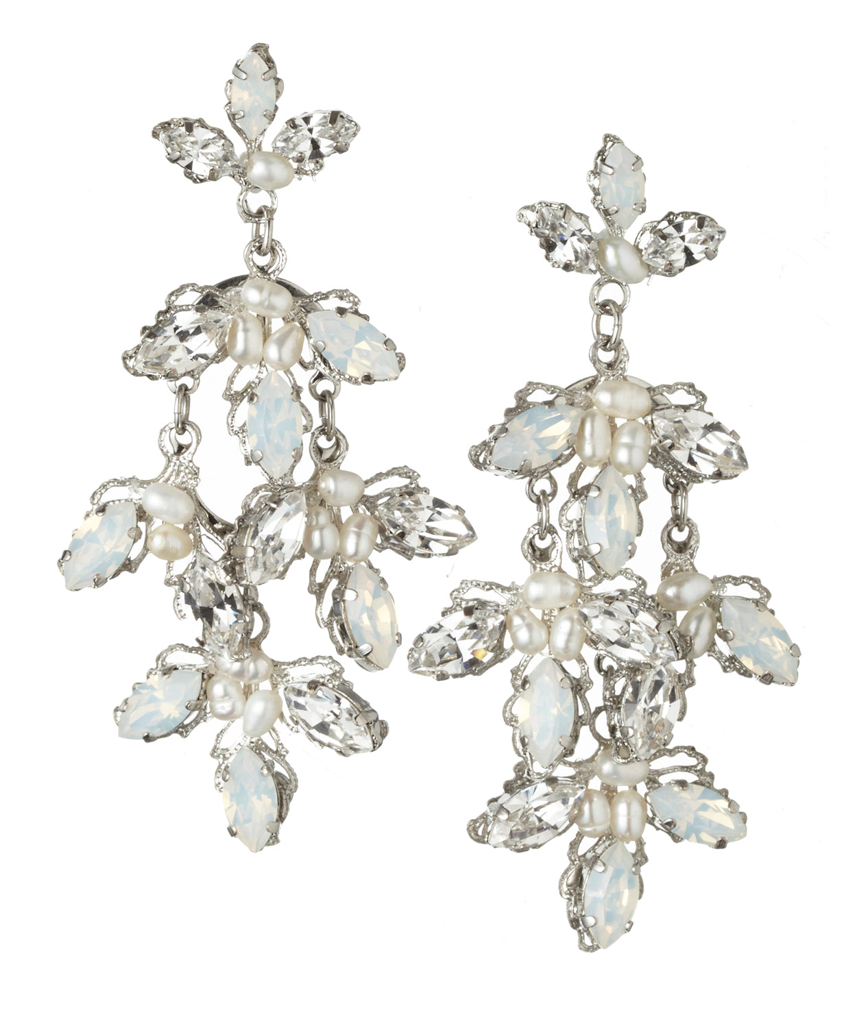 Lily Chandelier Crystal Earrings