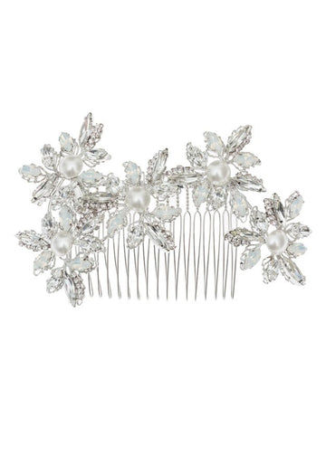 Lily Crystal Statement Comb - bridal comb - Elizabeth Bower