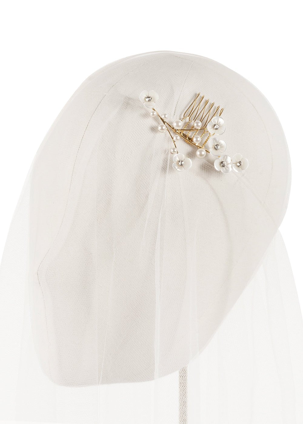 Loretta Mini Haircomb - bridal Earrings - Elizabeth Bower