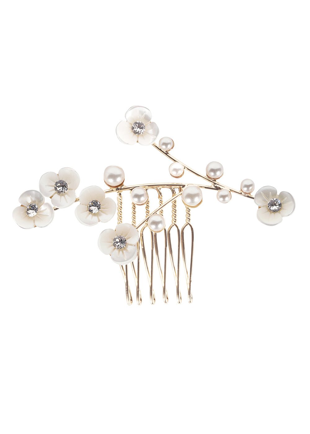 Loretta Mini Haircomb - bridal Earrings - Elizabeth Bower