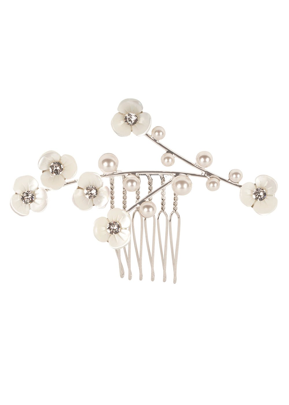 Loretta Mini Haircomb - bridal Earrings - Elizabeth Bower