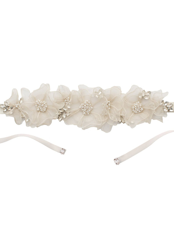 Organna Floral Bridal SashSashElizabeth Bower