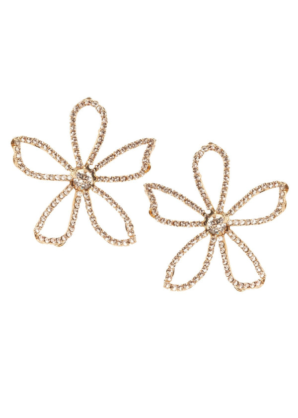 Pavet Crystal Stud LargeEarringsElizabeth Bower