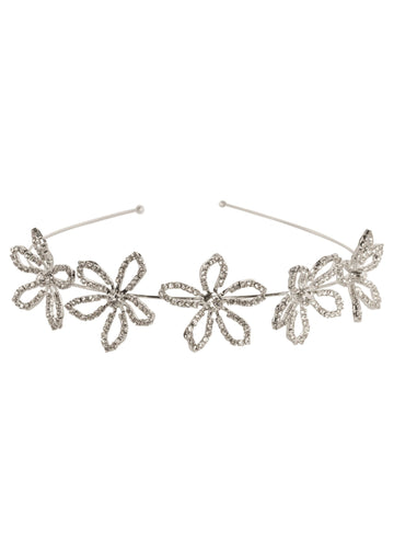 Pavet Scatter Crystal Bridal Headband - bridal - Elizabeth Bower